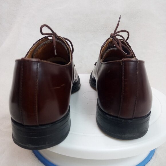 John White Lyon Derby Brown Leather Shoes Mens Size 7 (Made in England) - Picture 8 of 14